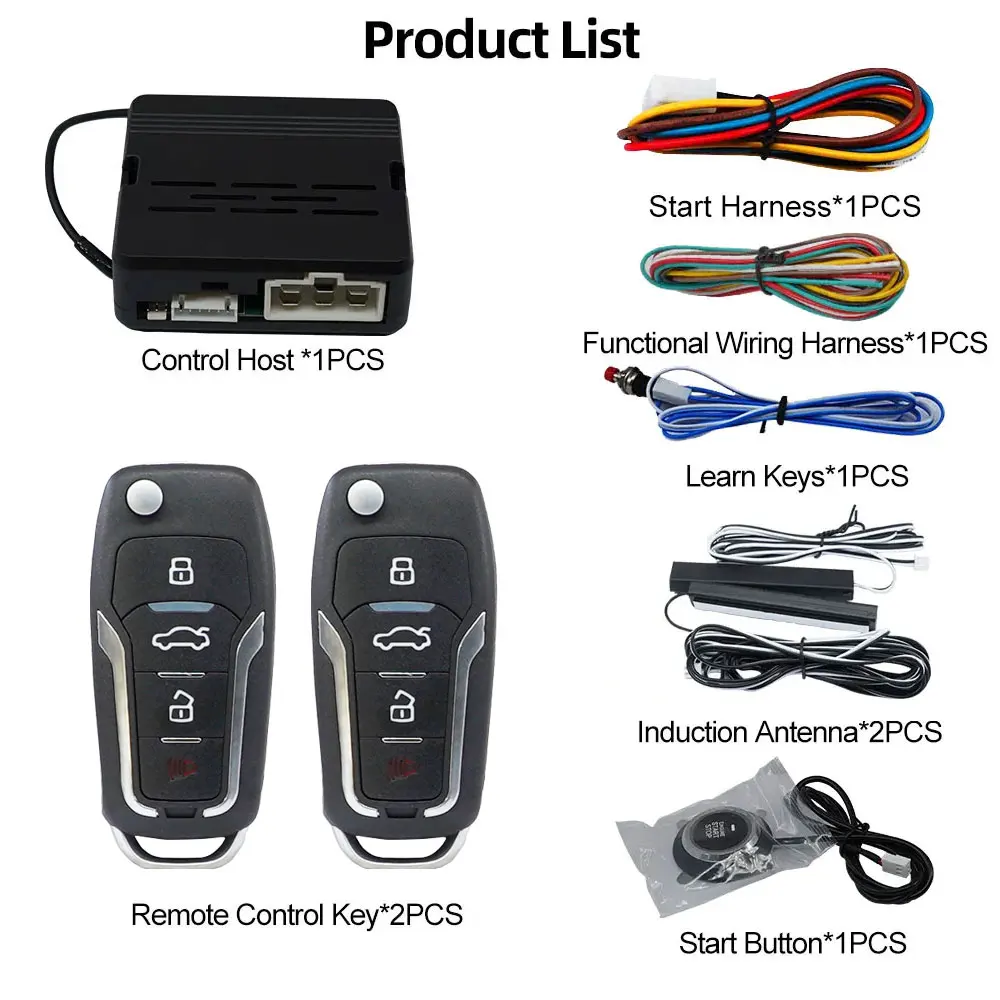 XRNKEY используется в автомобильной системе запуска без ключа для Ford 12 В с