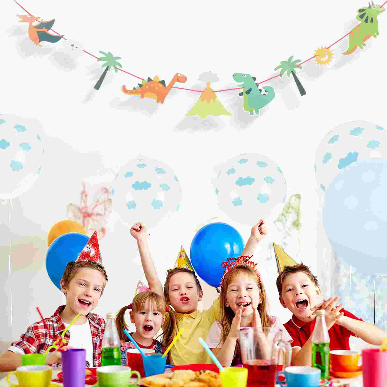 

100 Pcs Creative Wedding Banquet Decoration Party Printed Balloons The Clouds Baby