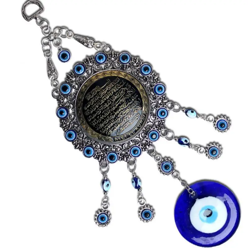 

Turkish Blue Eyed Devil's Eye Blue Wall Decoration Lucky Charm Wall Hanging Nordic Ornament