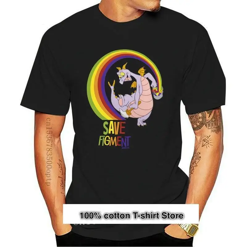 

Camiseta negra de Save Figment - Journey Into Inspiration para hombre, ropa de dibujos animados, Unisex, 2021, moda gratis