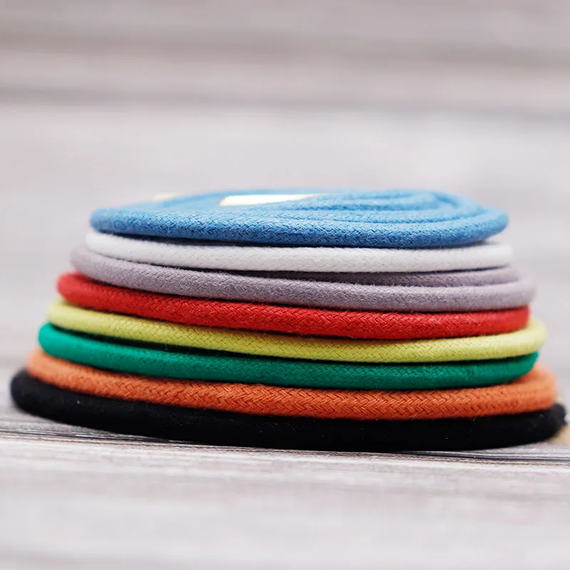 Coolstring Shoe Accessories 15Pairs/lot 3MM Durable Waxed Lacets With Metal Tips Nice Pretty Solid Ropes Affordable Wholesale