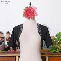 flamenco belly dance shoulder set modal jacket with cotton rim la04