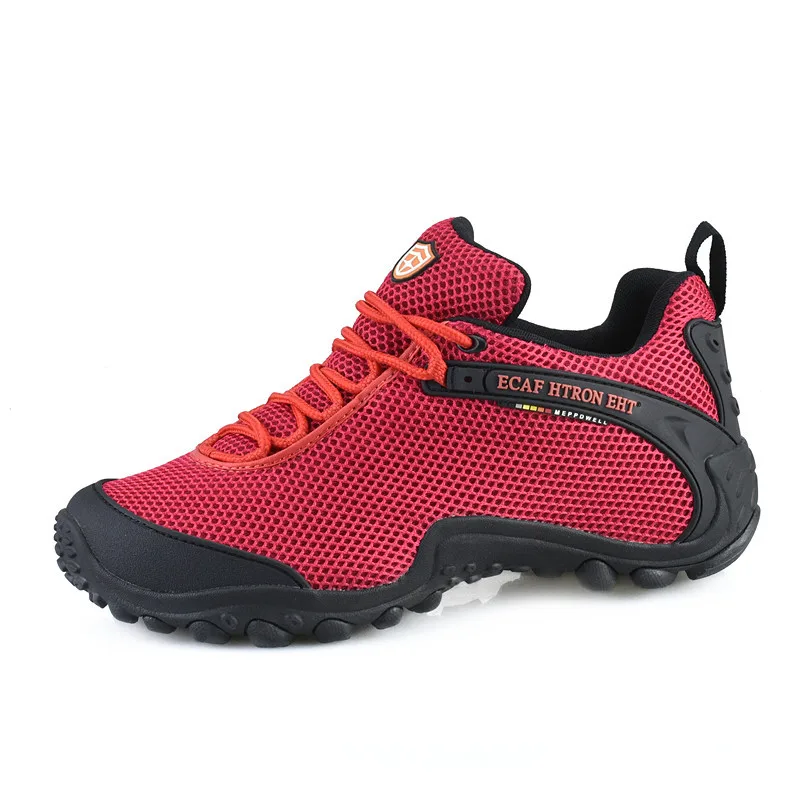 Breathable Mesh Outdoor Hiking Shoes Sneaker Men Hunting Shoes Women Trail Anti-skid Travel Upstream Climbing Trekking Shoes