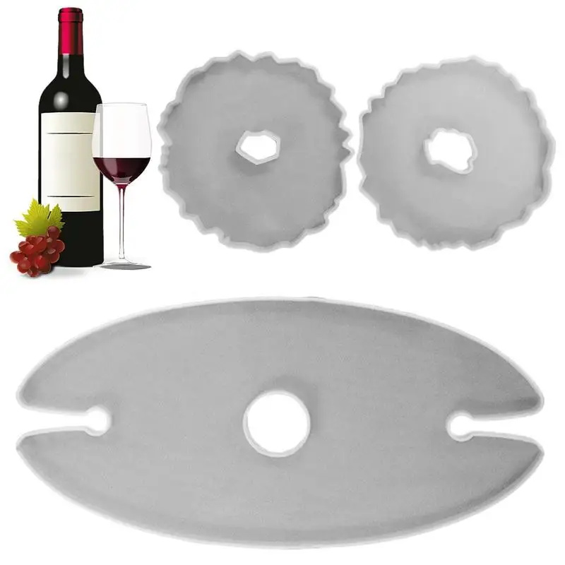 Wine Rack Resin Mold Wine Butler Silicone Molds Wine Glass Holder Mold Wine Holder Molds Resin Casting Molds For DIY Wine Bottle