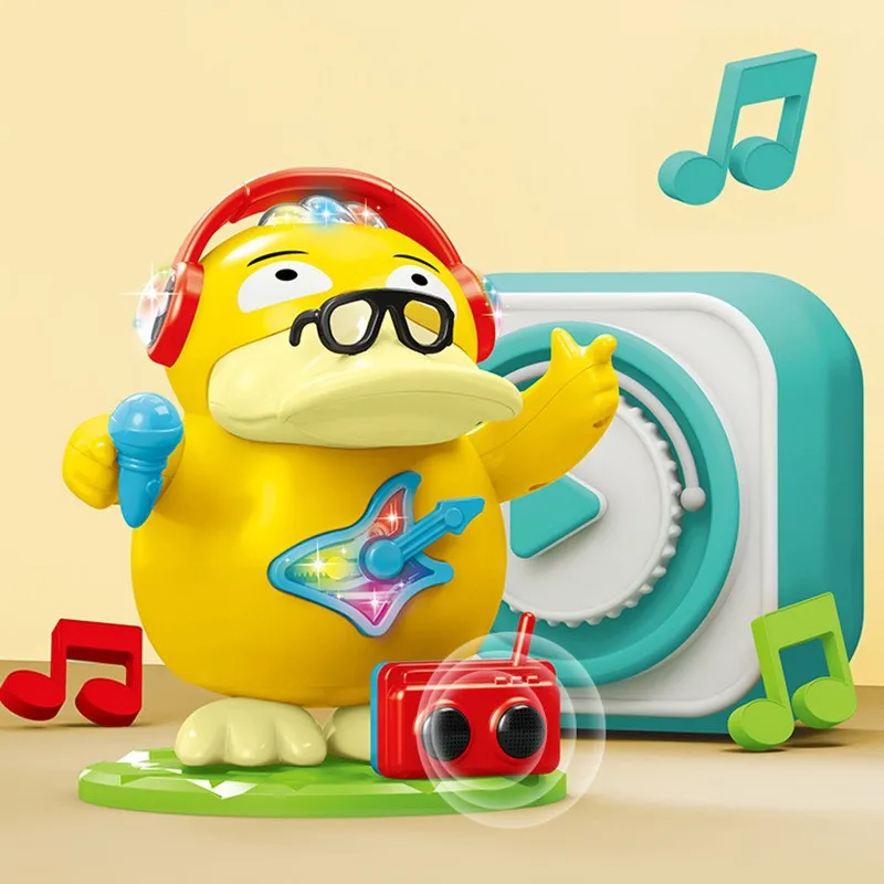 

Новинка, детские электрические качели Pokemon Psyduck, классическая музыкальная шкатулка, игрушка, музыкальные танцевальные подарки на день рожде...