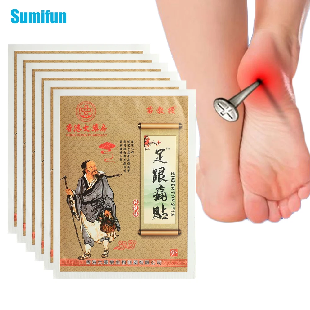 3/15/30/45/60 шт Sumifun пятка обезболивающий пластырь тендинит артрит обезболивающая