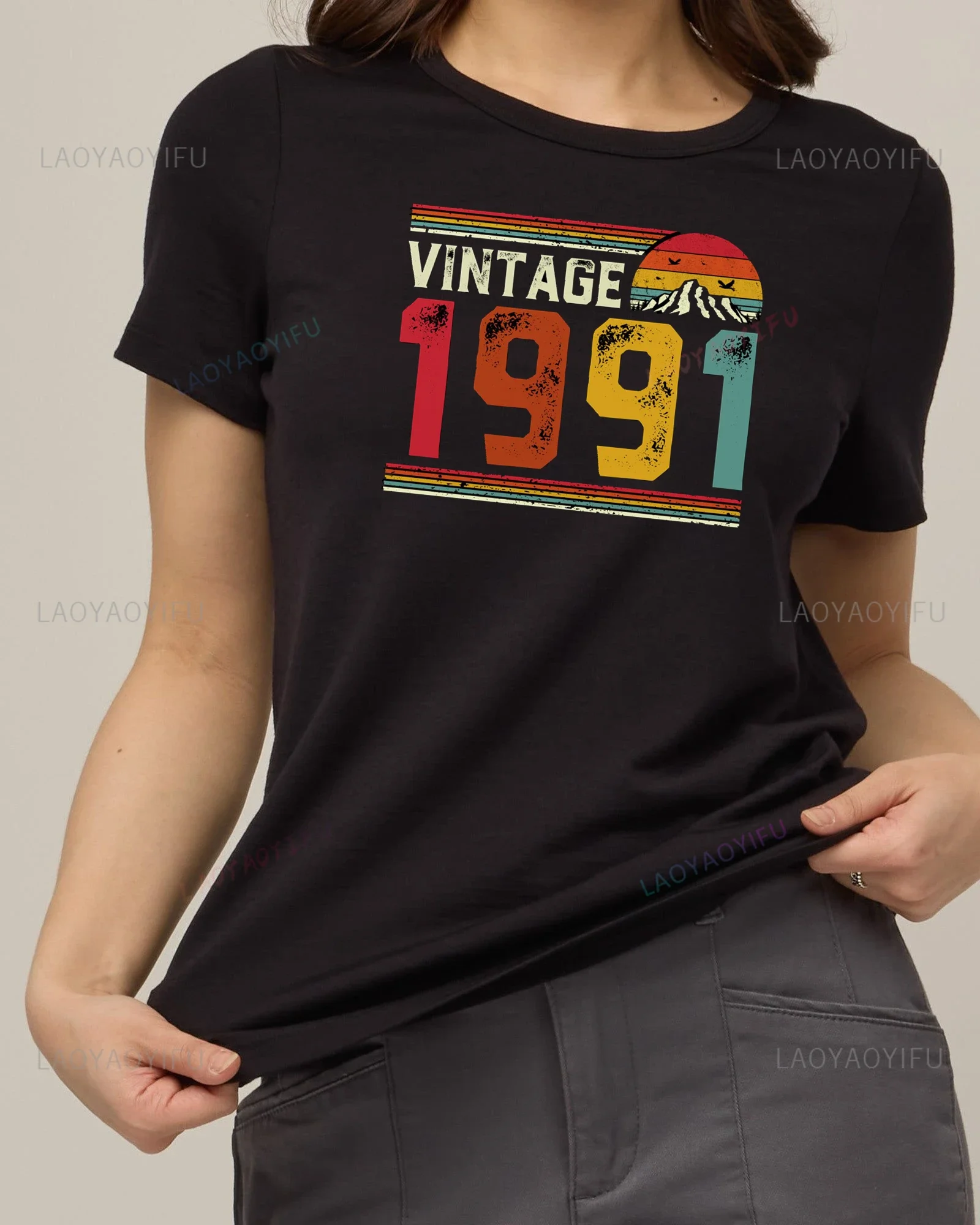 Ограниченная серия подарок на день рождения женская хлопковая рубашка с принтом