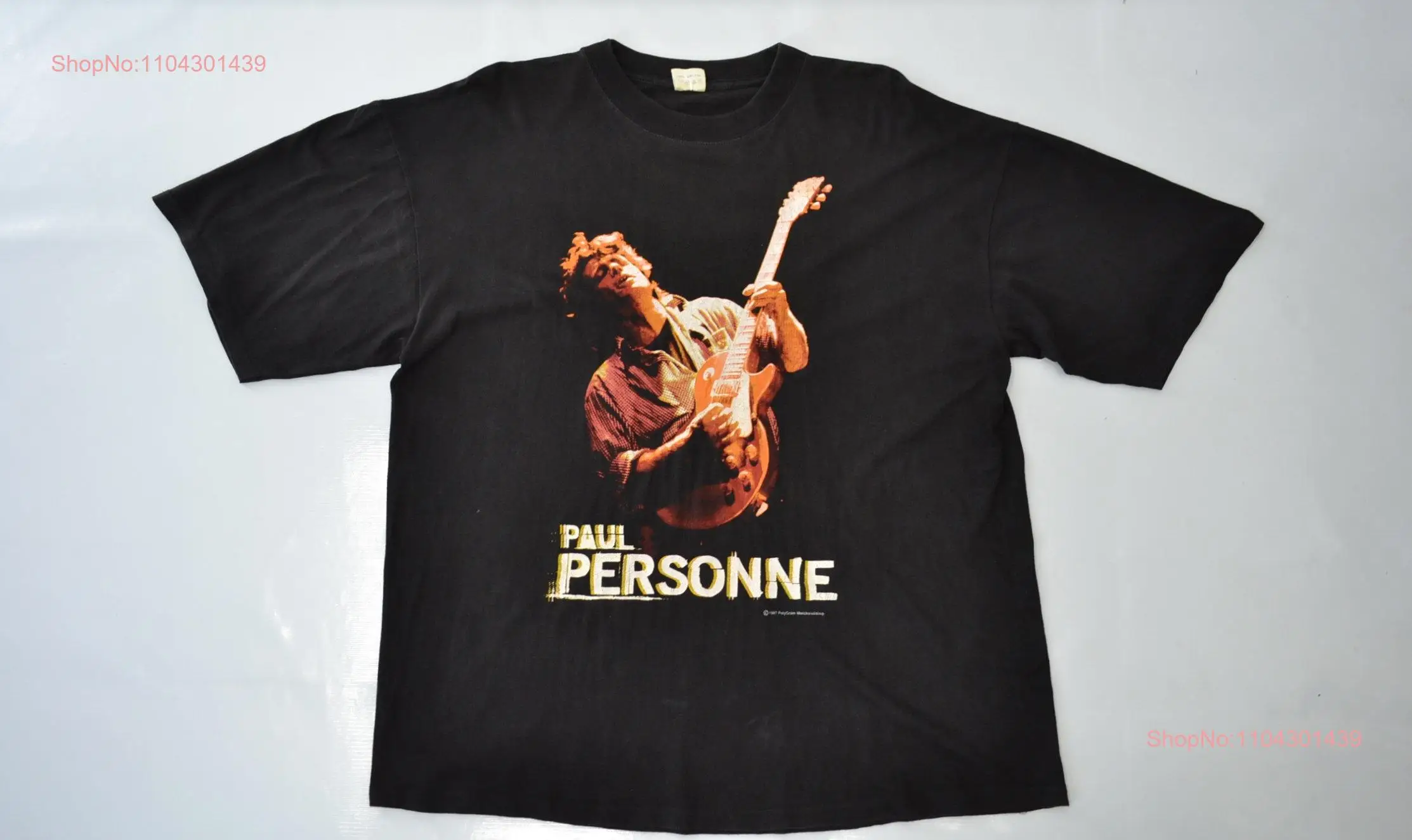 Футболка Paul Personne винтажная футболка 90-х годов французская блюзовая певица и