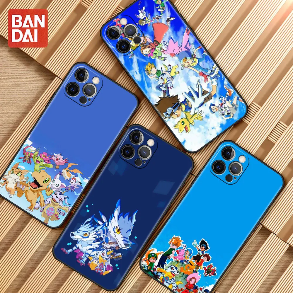 

Digimon Cartoon Case for iPhone 13 12 Mini 11 Pro 7 8 Soft Phone Cover XR X XS Max 6 6S Plus 5 5S SE Silicone Tpu Fitted Capas