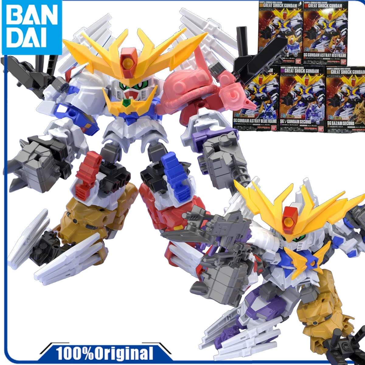 Фото Bandai натуральная оригинальная фигурка MINIPLA NORMAL EDITION VICTORY IMPACT GUNDAM VOL.2, игрушки для мальчиков и девочек, детей, Рождество G №1