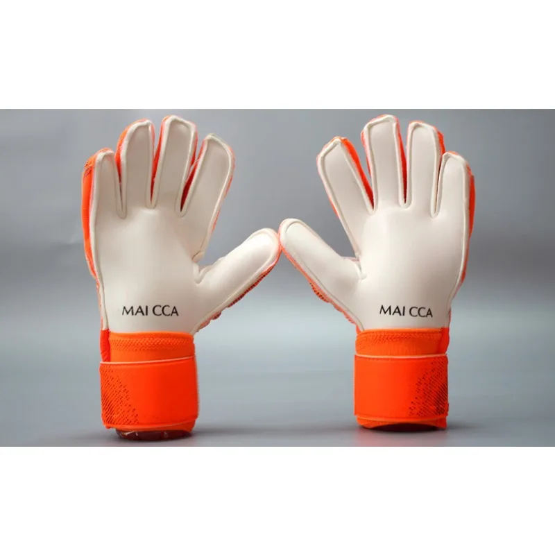 Детские профессиональные вратарские перчатки футбольные с защитой пальцев для