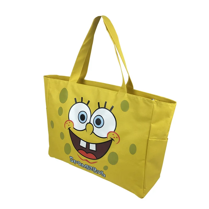 And Handbags Canvas Bag Cartoon Waterproof Travel Box High Capacity Foldable Printed Shopping Case