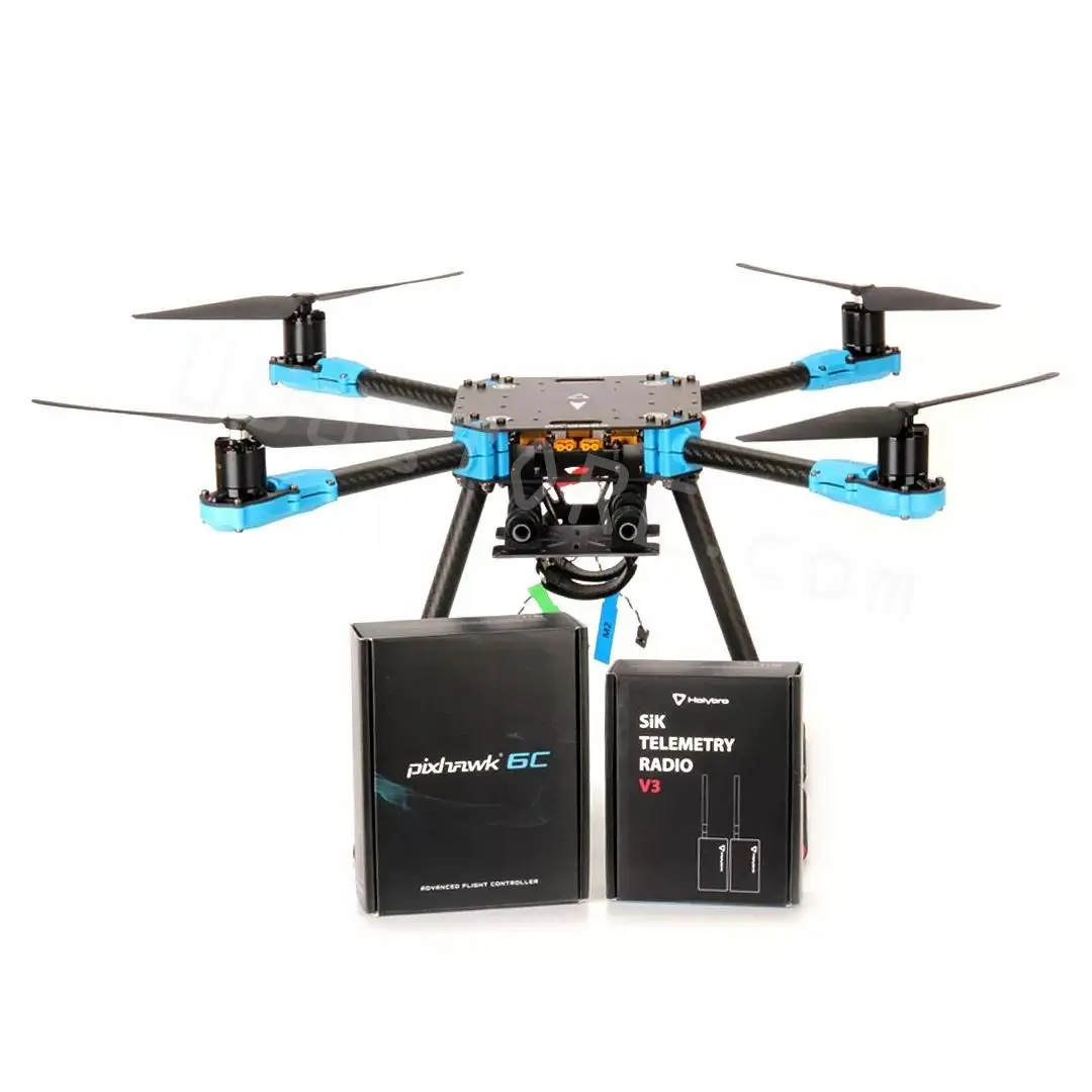 

Holybro X500 V2-PX4 Development Kit X500 V2 ARF Pixhawk 6C Flight Controller M8N GPS SiK Telemetry Radio RC Drone Quadcopter