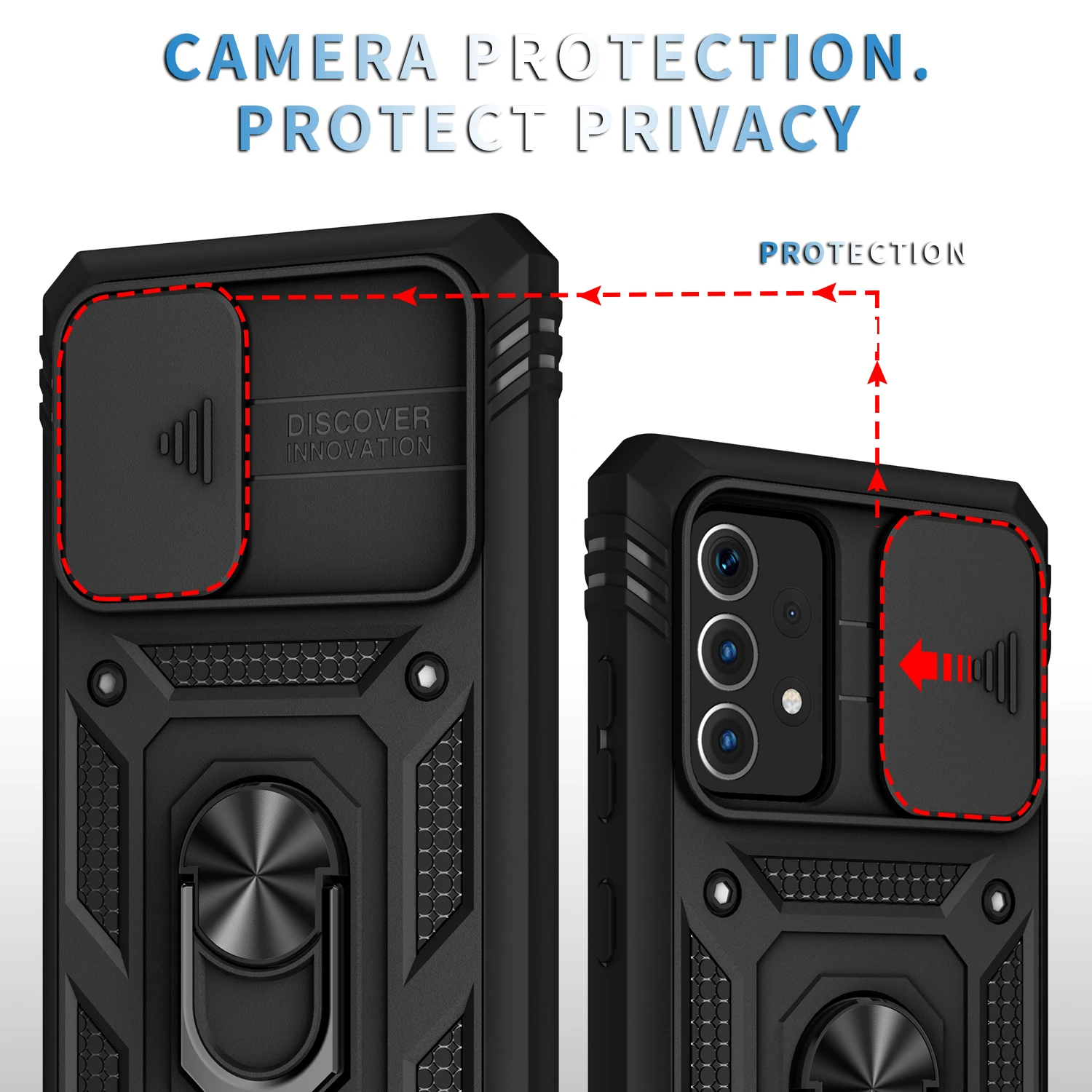 

Drop Protection Stand Cover Case for Samsung Galaxy A52S A52 A 52S 5G A53 A33 A 52 A51 S22 Ultra Plus S21 FE A12 S20 A13 A32 A22