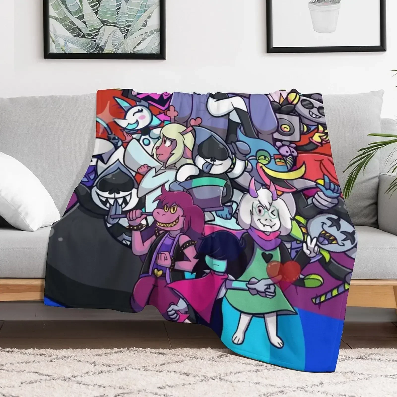 Плед Deltarune Chapter 2 плед на диван одеяла и пледы мягкие большие