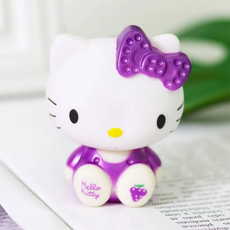 

Hello Kitty Cake Baking Decoration Decoration Purple Single Vinyl Kitty Cake Ornaments Doll