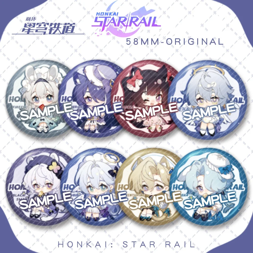 Лазерная брошь Honkai в виде космонавта