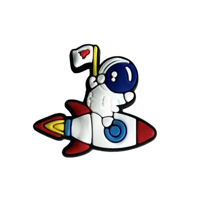 16pcs/set Space Series Shoe Charms Accessories Shoes Buckle Decoration for Croc Charms Jibz Kids Party Xmas Gifts