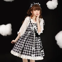2022 new lolita dress cute suspender jsk skirt princess victorian kawaii fairy plus size mall goth y2k black gothic xl clothing