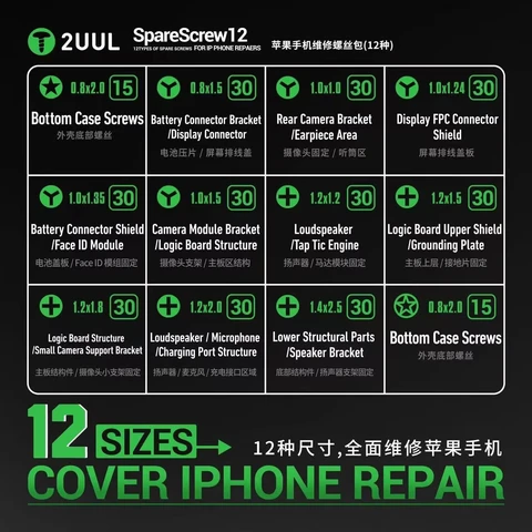 Набор винтов 2UUL SC22 для ремонта IP-телефонов