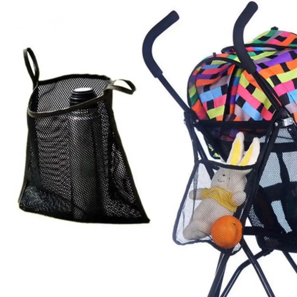 

Портативная подвесная сумка для детской коляски, вместительный органайзер для хранения, сетчатый карман для коляски