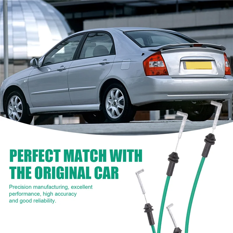 

Прочный-2 шт. трос дверной ручки автомобиля, внутренний передний левый правый для Kia Cerato Spectra 2004-2009 81371-2F000 813712F000