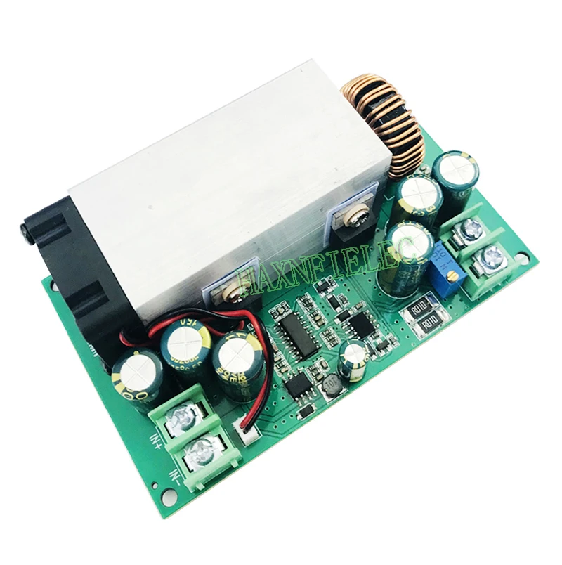 Регулируемый понижающий модуль питания высокой мощности 600 Вт с вентилятором DC-DC