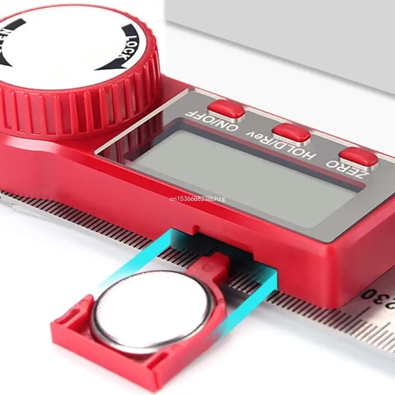 Цифровая угловая линейка 0-200 мм 0-300 0-500 инклинометр ЖК-электронный гониометр