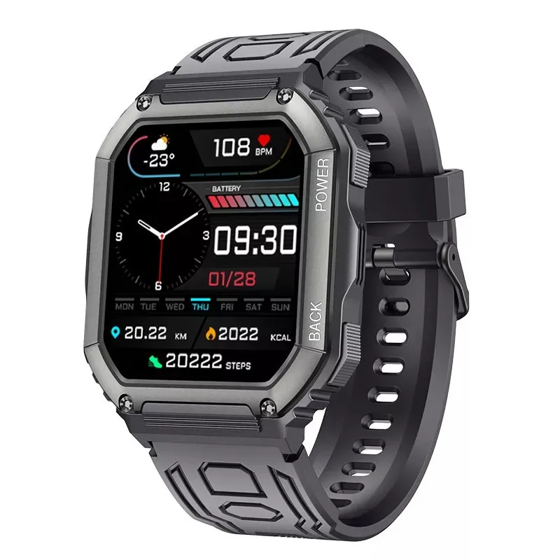 

Смарт-часы KR06 мужские, 1,8 дюйма, IPS HD, GPS, Bluetooth