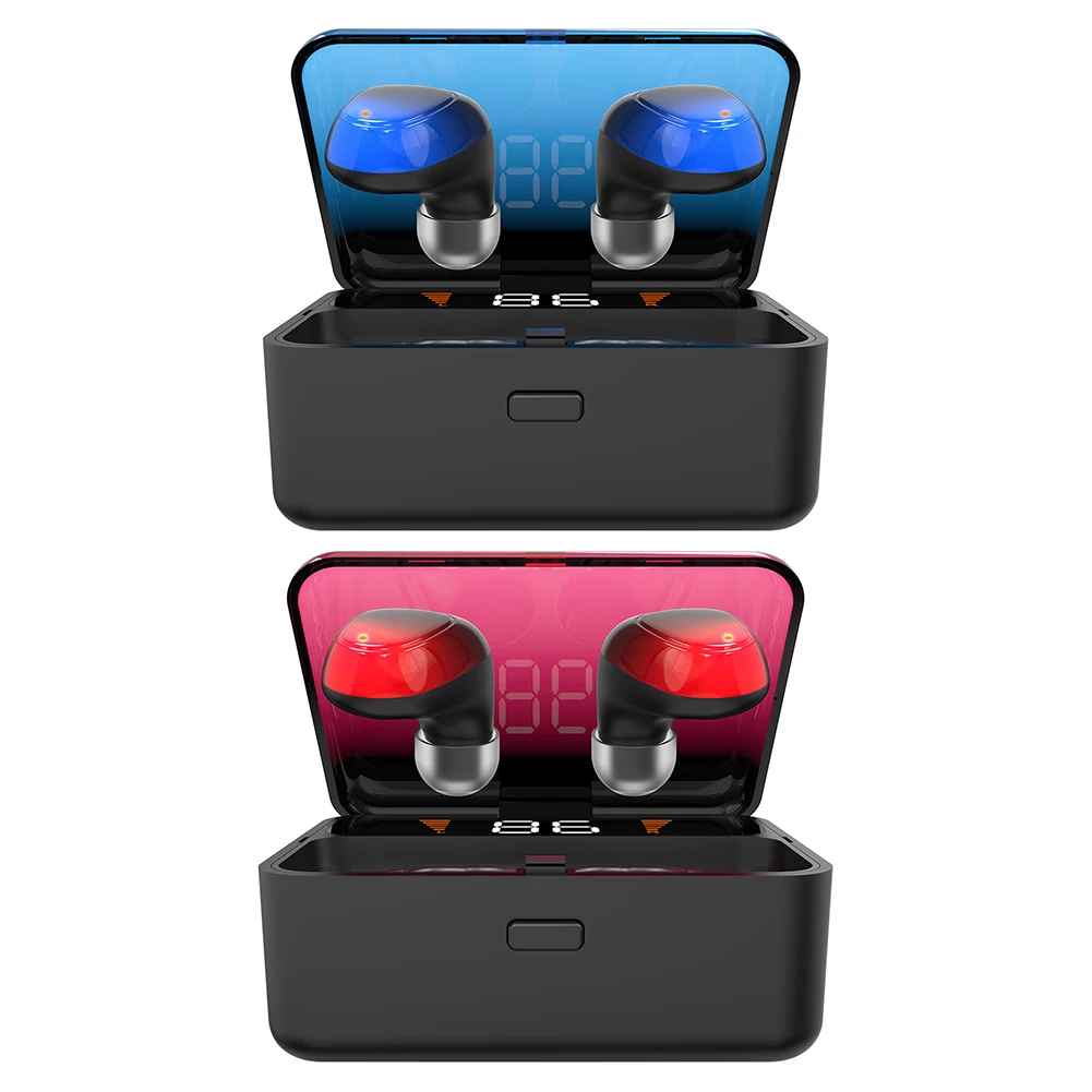 

Bluetooth-наушники ES01, TWS, с шумоподавлением, с цифровым дисплеем