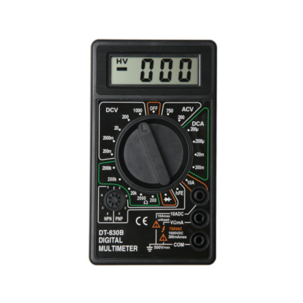 

Digital Multimeter LCD Display DC AC Voltage Capacitance Ohm Diode Tester Meter for Digital Multimeter Tool Supplies
