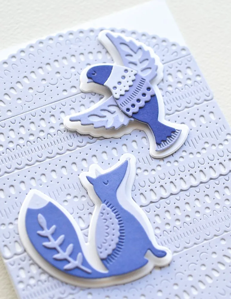 Металлические штампы в скандинавском стиле лисы для высечки сделай сам штамп