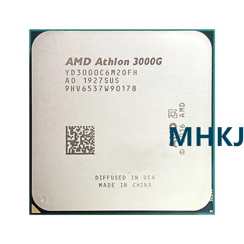 

AMD Athlon 3000G X2 3000G 3.5 GHz Dual-Core Quad-Thread CPU Processor YD3000C6M2OFH Socket AM4