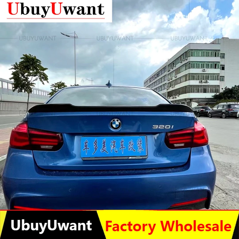 

For BMW F30 F35 M3 320i 320li 325li 328i 2012-2017 CS Style Real Carbon Fiber Car Trunk Boot Lip Spoiler Wing Lid Big