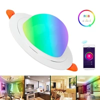 wifi smart rgbw led downlight app remote control spot lamp voice control memory function work with alexa google home ifttt