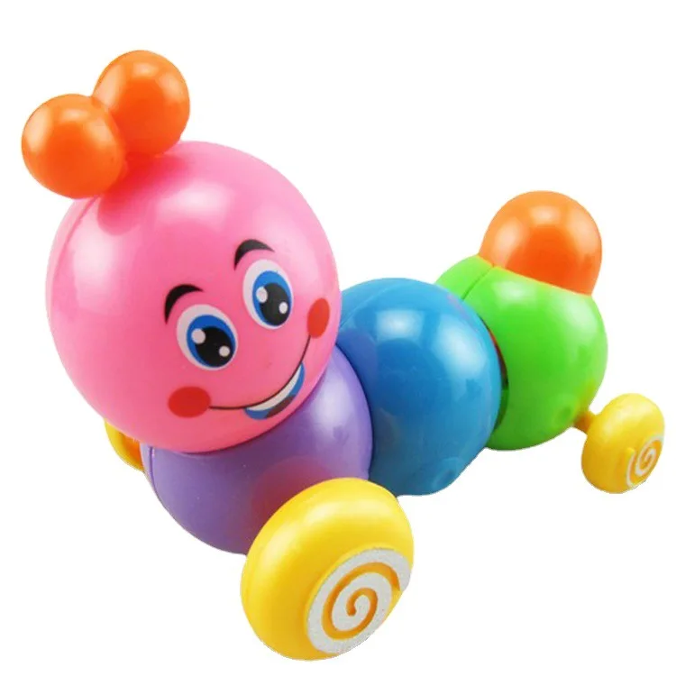 Детская заводная игрушка гусеница