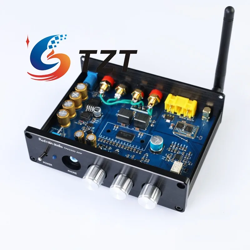 

TZT Rod Rain Audio TPA3250 AMP Hifi Bluetooth Amplifier Power Amplifier BT5.1 130Wx2 Headphone Amp
