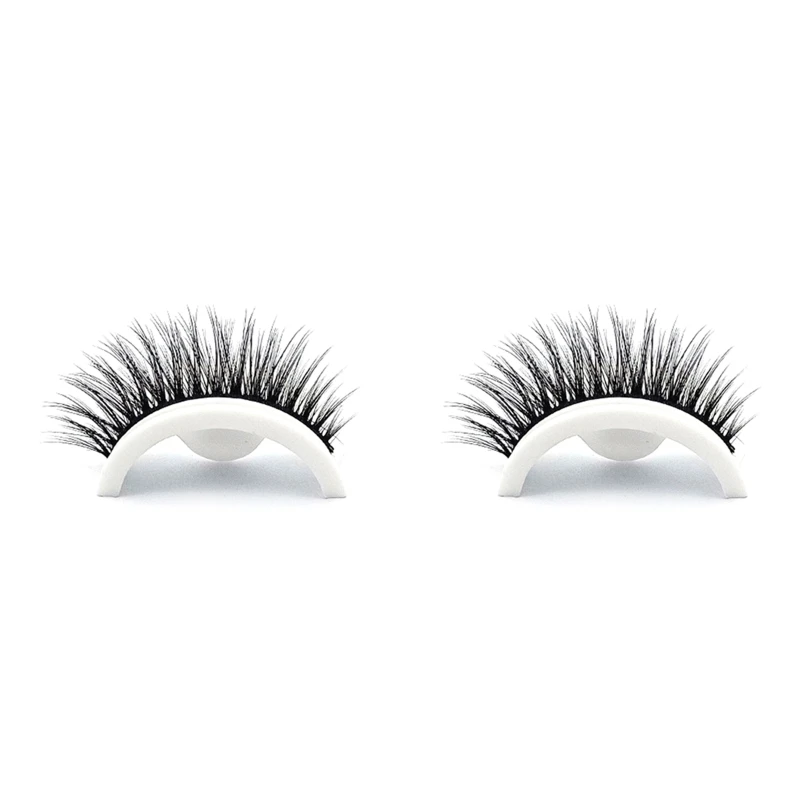 

Набор Натуральных накладных ресниц Lashe, Нескользящие ресницы для макияжа, легко носить, самоклеящиеся