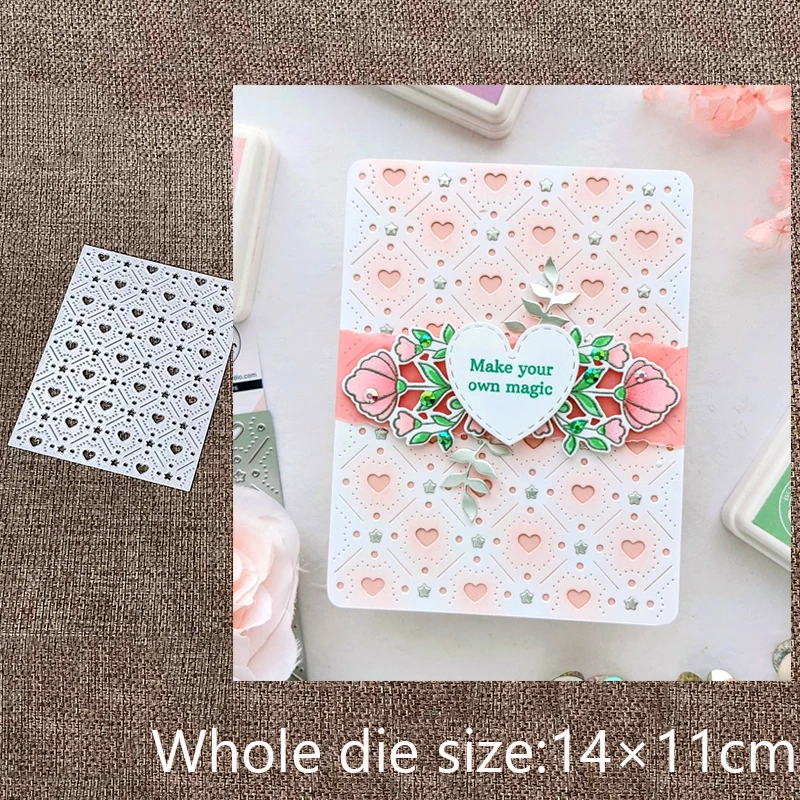 Новый дизайн, металлический трафарет для рукоделия, пресс-формы, сердечки и звезды, скрапбукинг, высечки, альбом, бумажные карты, ремесло, тиснение