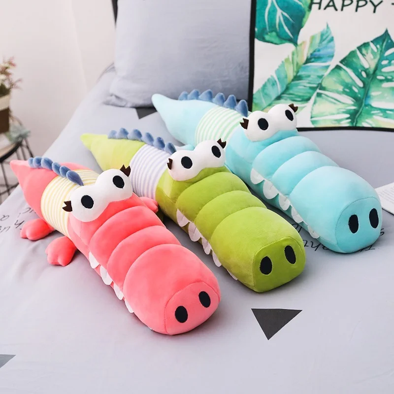 

Big Eyes Alligator Plush Toys 65-130CM Cute Soft Animal Stuffed Doll Crocodile For Kids Pregnant Woman Pillow Soft Cushion Gifts