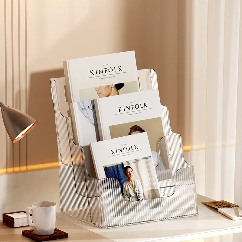 Настольный стеллаж для хранения Многофункциональная подставка книг