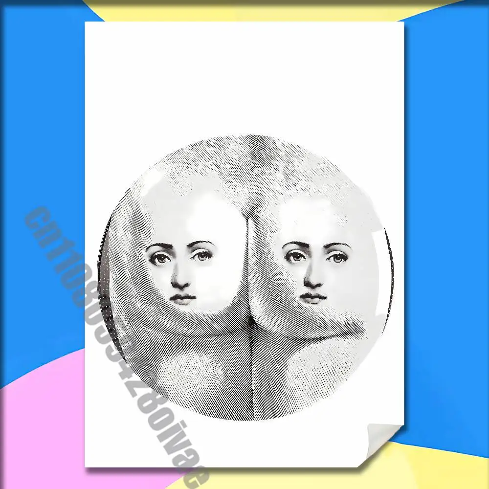 

Настенная наклейка P-PieroS Face Art F-Fornasetti 40x60 см