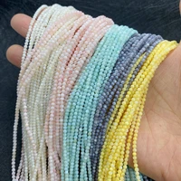 natural freshwater shell dyed round beads 2mm diy necklace making charm fashion mens and womens earrings bracelet accessories