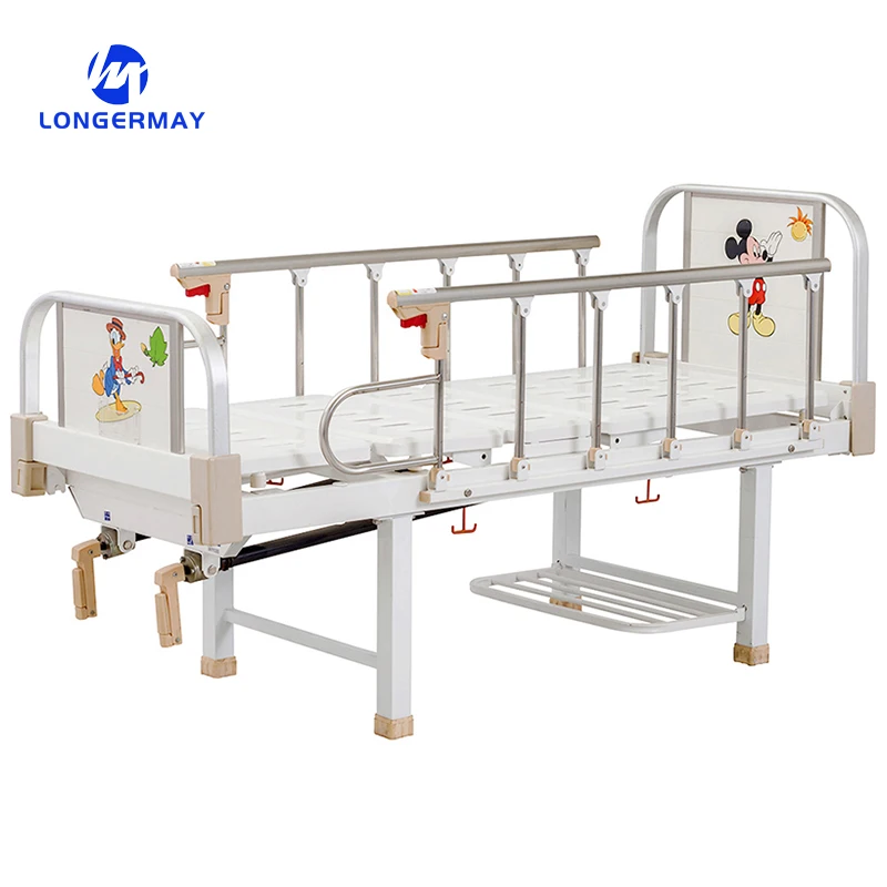 

Factory 2 Cranks 2 Function Adjustable Newborn Medical Crib Kids Nursing Pediatric Bed Manual Hospital Children Bed