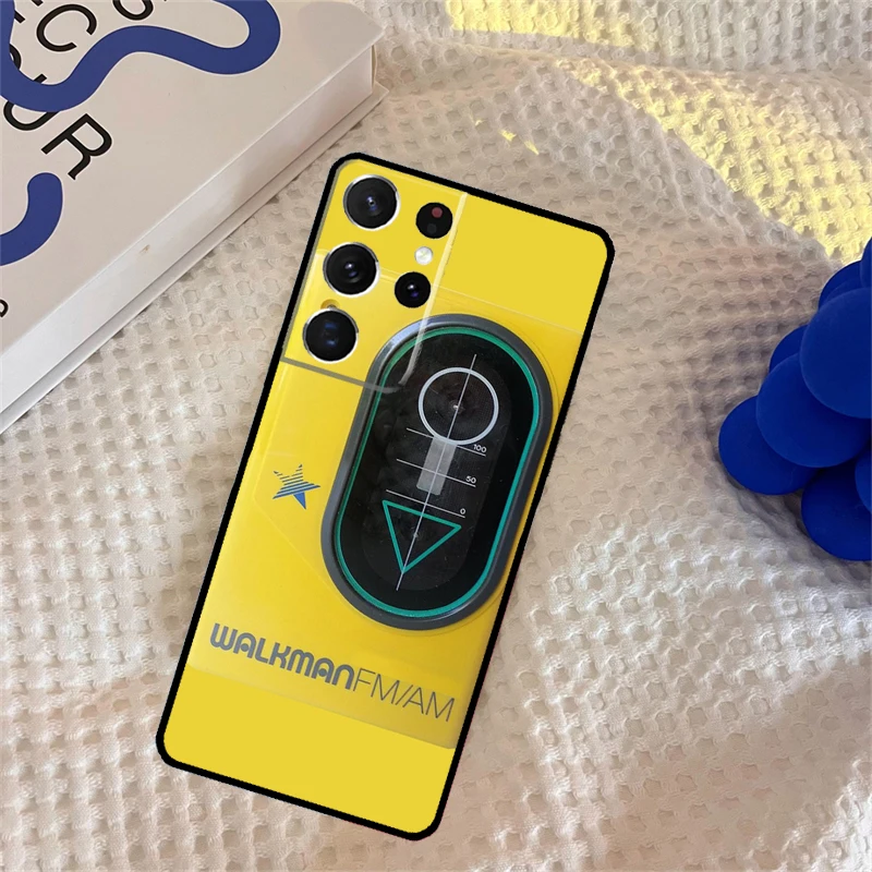 Чехол Walkman для Samsung Galaxy S23 S21 FE S20 S22 Ultra S8 S9 S10 Note 10 Plus 20