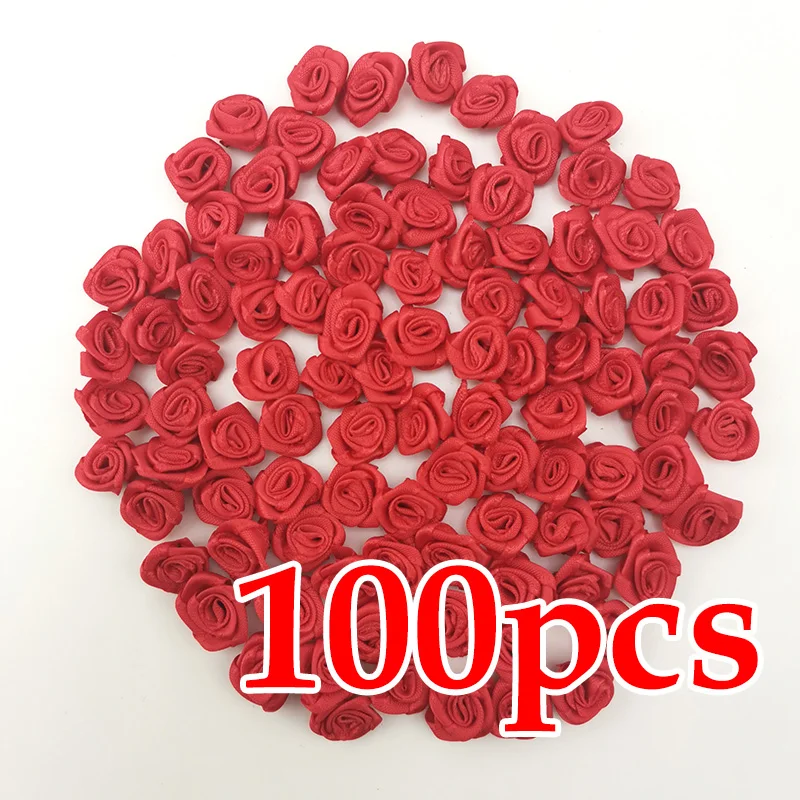 Розовые атласные ленточки RIBBON HOUSE для рукоделия