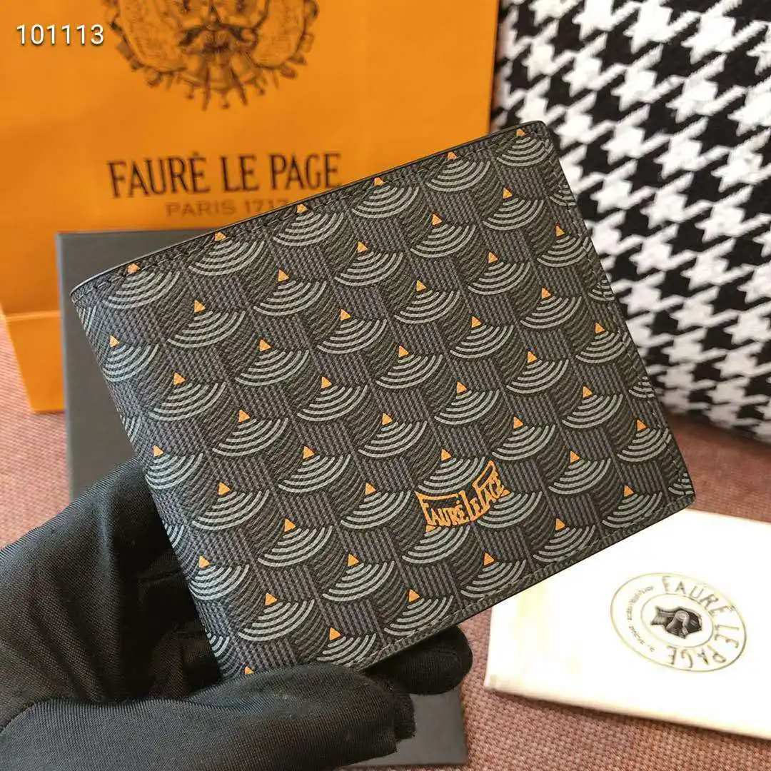 

Women Men Short Wallets Faure Genuine Leather Korean Money Clip Premium Product Credit Card Holder Purse Money Bag for Women Men