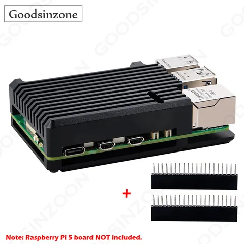 Goodsinzone Алюминиевый корпус для Raspberry Pi 5