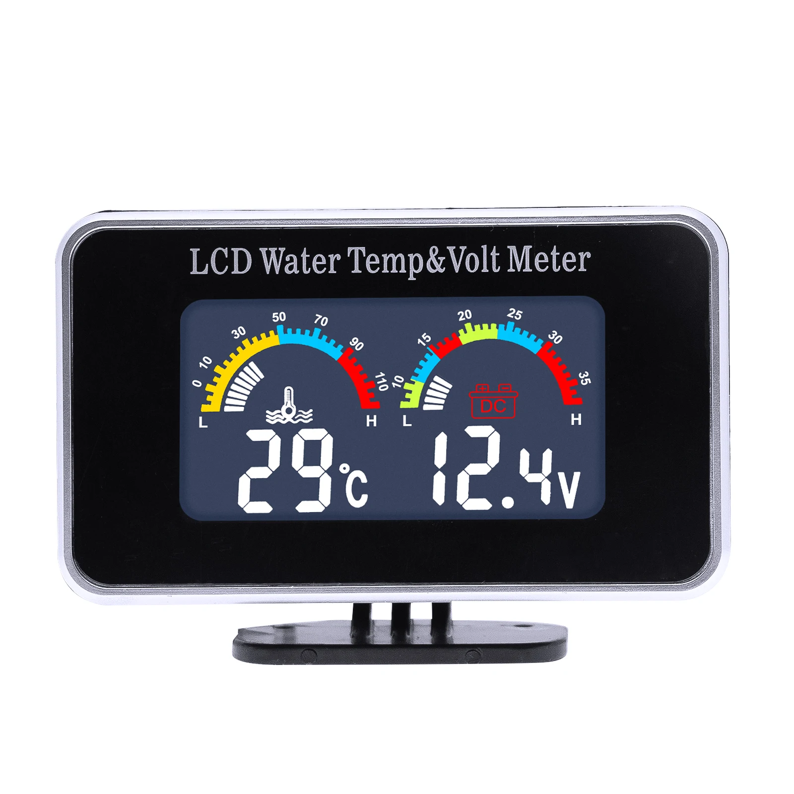 Водонепроницаемый ЖК-дисплей Цифровой Автомобильный датчик температуры воды 10