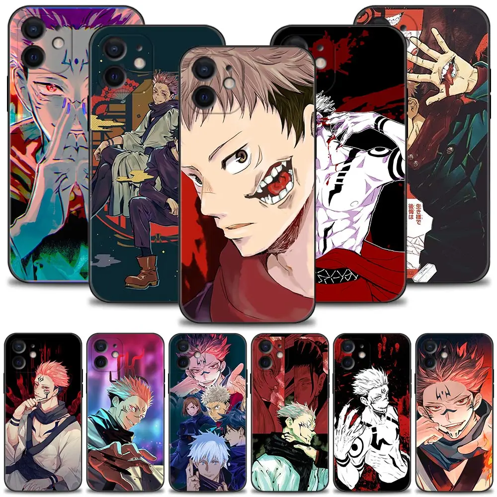 

Jujutsu Kaisen Anime Phone Case For iPhone 14 13 12 11 Pro Max 7 8 6 6S Plus XS Max XR X SE2022 13 12 Mini 5 5S Smartphone Coque